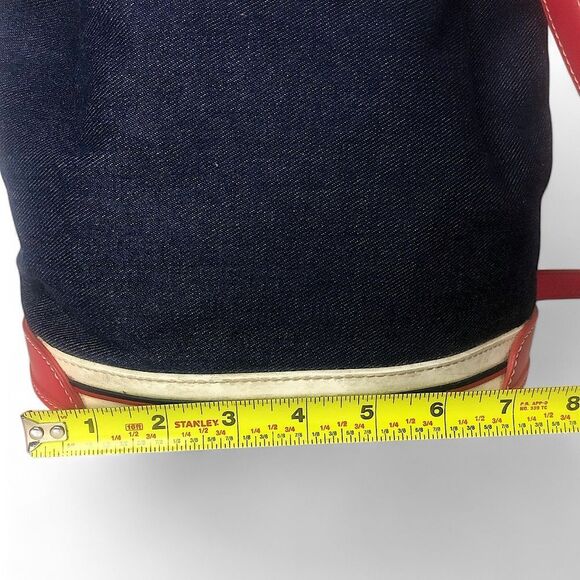 TOMMY HILFIGER Denim Handbag with Removable Crossbody Strap COMES WITH DUST BAG - Picture 12 of 17